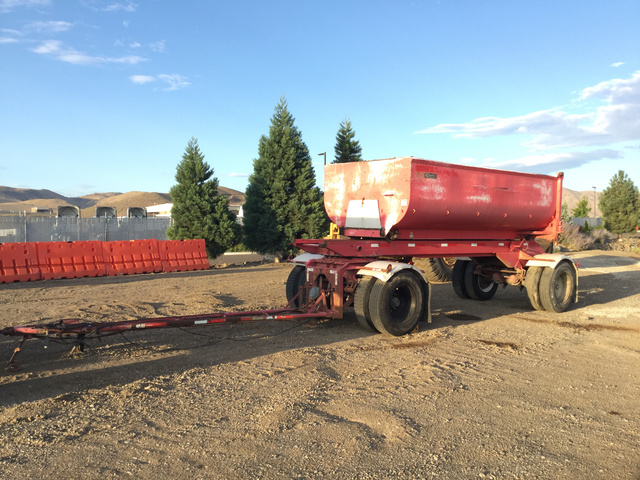 1990 Reliance T/A Transfer Trailer 1990 Reliance T/A Transfer Trailer