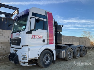 2008 MAN TGX41.680 8x4 Heavy Haul Tri/A Sleeper Truck Tractor