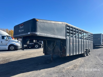 1989 Custom Quip 29 ft 2 in T/A Gooseneck Paardentrailer
