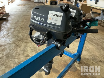 Yamaha F4SMHA Boat Engine (Unused)