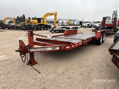 2008 Towmaster T-14T 16 ft T/A Tilt Deck Trailer