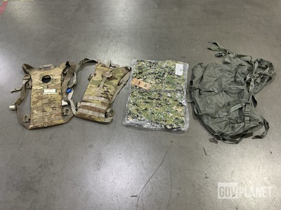 (20) Hydration System Carriers, (47) Parkas, (40) Stuff Sacks & Assorted Items