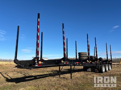 2020 Cross Country 50 ft Tri/A Hayrack Log Trailer