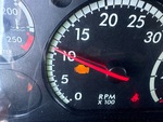 Cab with Warning Lights