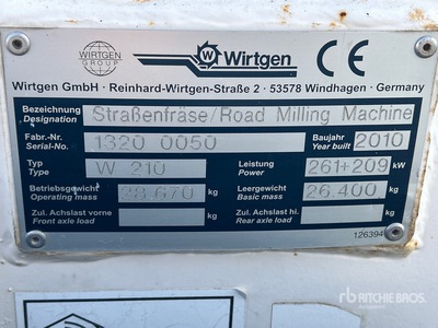 2010 Wirtgen W210 Cold Planer