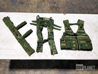 (89) Woodland FLC Vests, War Belts, & Shoulder Straps