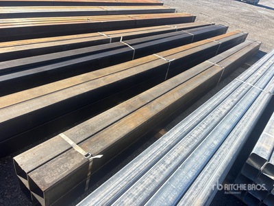 Quantity of (4) 240 in Steel Square Tubing その他 - 店舗 & 倉庫 (Unused)