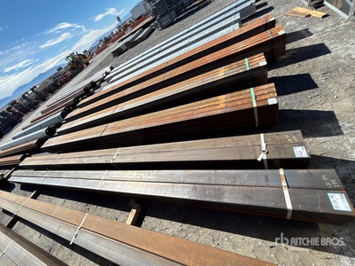 Quantity of (4) 6 in x 6 in x 288 in Square Tubing
