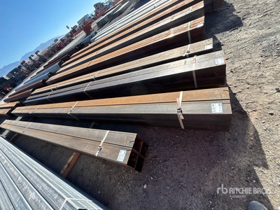 Quantity of (4) 6x6 sq 24' Square Tubing