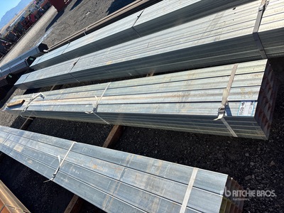 Quantity of (20) 2x4 sq 216 in Square Tubing