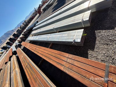 Quantity of (20) 2x4 sq 216 in Square Tubing