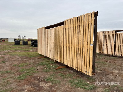 24 ft x 8 ft 10 in Heavy Duty Wind Fence (Unused)