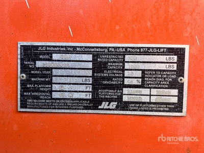 2006 JLG 600S 4WD Diesel Piattaforma monobraccio