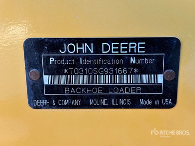 2004 John Deere 310SG 4x4 Backhoe Loader