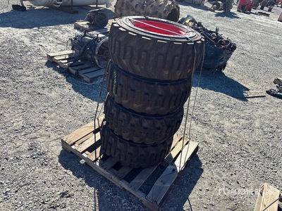 Quantity of (4) Bobcat Skid Steer Tires (Unused)