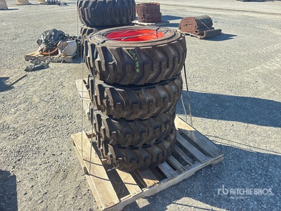 Quantity of (4) Bobcat Skid Steer Tires (Unused)