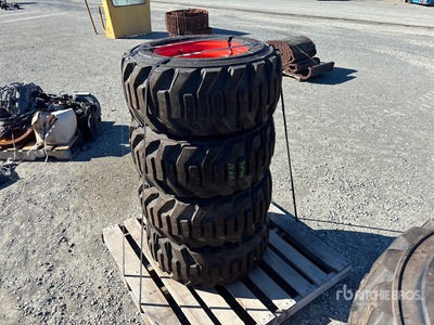 Quantity of (4) Bobcat Skid Steer Tires (Unused)