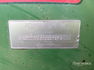 John Deere 696 8 ft 3 Point Hitch Snow Blower