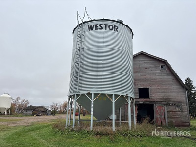 Westor 1805 +/- 4900 bu 5 Ring Hopper Grain Bin