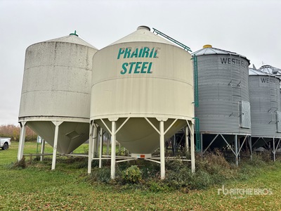 Prairie Steel +/- 57 ton Fertilizer Hopper Grain Bin