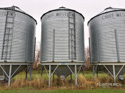 Chief-Westland +/- 2200 bu 5 Ring Hopper Grain Bin