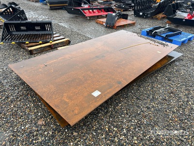 Quantity of 59 in x 118 in (0.43 in Thick) Steel Plates