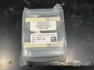 (8) Rockwell Collins 482-5131-010 Movement Meters