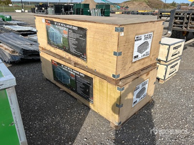 Quantity of (2) TMG MS2630 26' x 30' Metal Garage Shed