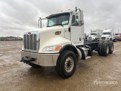 2016 Peterbilt 348 6x4 Cab and Chassis