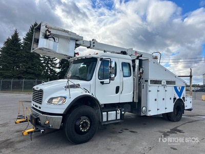 2014 Posi-Plus ROD-40 35 ft on 2015 Freightliner M2 106 4x2 Extended Cab Cable Placer Bucket Truck
