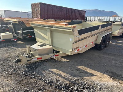 2027 Southland SL714-14K 14 ft T/A Rimorchio Leggero Ribaltabile (Unused)