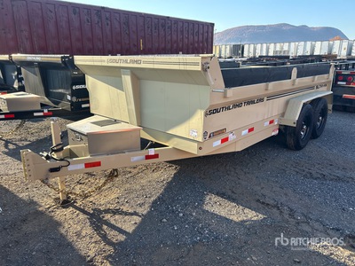 2027 Southland SL714-14K 14 ft T/A Rimorchio Leggero Ribaltabile (Unused)
