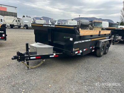 2027 Southland SL714-14K 14 ft T/A Tipping Utility Trailer (Unused)