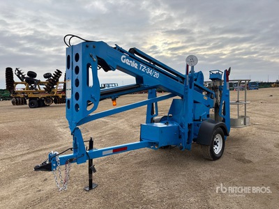 2015 Genie TZ-34 Plataforma Elevadora Remolcable