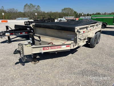 2025 ED Trailers GDT831427165-BP 14 ft T/A Remorque à Benne Utilitaire