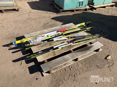 (4) Pairs of Assorted Germina Skis