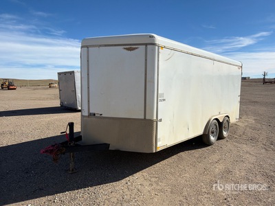 2011 H & H 16 ft T/A Enclosed Trailer