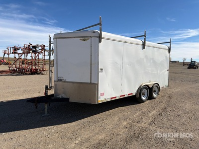 2013 H & H TC16 2 16 ft T/A Enclosed Trailer