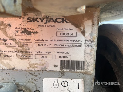 Skyjack SJ 3226 Scissor Lift