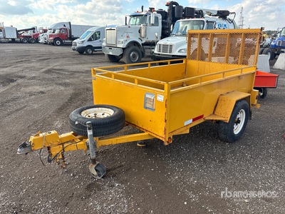 2017 Miska 8 ft S/A Trailer utilitario