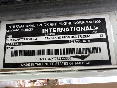 2006 International Paystar 5600i 8x6 Coil Tubing Reel Truck Kabeltrommelfahrzeug