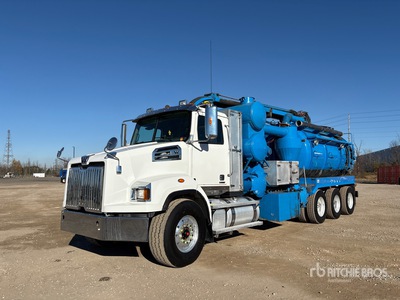 Presvac PVPM-3000 on 2016 Western Star 4700 8x6 Vacuum Excavator Truck