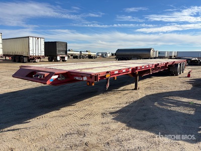 2008 Wrem Tri/A 53 ft - 65 ft Extendable Remolque caja abierta
