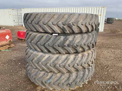 Quantity of (4) Trelleborg 380/90R46 Tyres