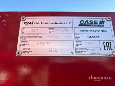 2020 Case IH 8250 Moisonneuse-batteuse