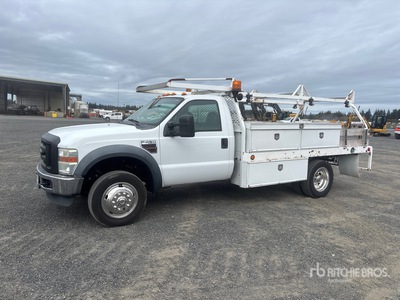 2008 Ford F-450 XL 4x2 Flatbed Truck