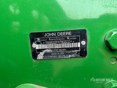 2017 John Deere 9620RX Track Tractor