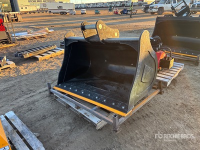 2026 GIYI GY-FB60 60 in Cleanup Excavator Bucket - Fits 12 ton (Unused)