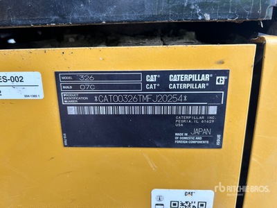 2022 Cat 326 Koparka gąsienicowa