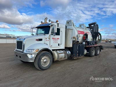 2021 Westech on 2022 Peterbilt 348 6x4 Vacuum Tanker Truck